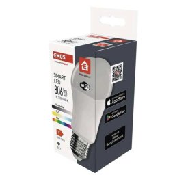 LED izzó GoSmart A60 / E27 / 9 W (60 W) / 806 lm / RGB / dimmelhető / Wi-Fi ZQW514R
