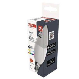 LED izzó GoSmart gyertya / E14 / 4,8 W (40 W) / 470 lm / RGB / dimmelhető / Wi-Fi ZQW322R