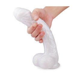 Sex HD Martin - tapadótalpas, herés élethű dildó, szürke