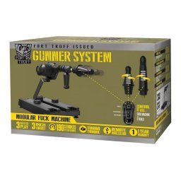 Doc Johnson Gunner System - szexgép (fekete)