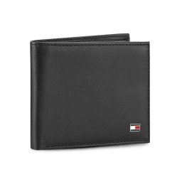 Tommy Hilfiger Nagyméretű férfi pénztárca Eton Mini Cc Wallet AM0AM00655/83365 Fekete