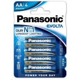 PANASONIC alkáli elemek EVOLTA Platinum LR6EGE / 4BP AA 1,5V (buborékfólia 4db)