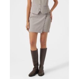 Vero Moda Miniszoknya Wendy 10301457 Szürke Slim Fit