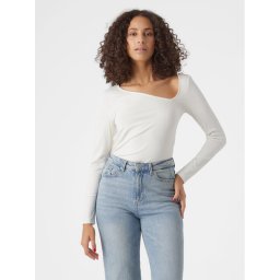 Vero Moda Blúz Carina 10301178 Fehér Regular Fit