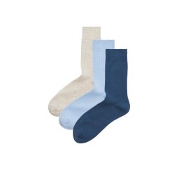 Jack&Jones 3 pár hosszú szárú férfi zokni Jac 12239155 Sötétkék