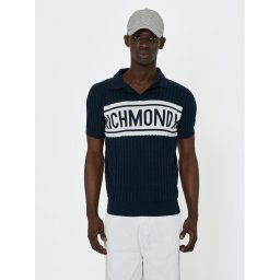 Richmond X Pólóing Peiale UMP24216PO Sötétkék Regular Fit