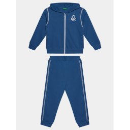 United Colors Of Benetton Melegítő 3J68GK00G Kék Regular Fit