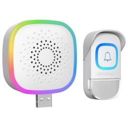Vezeték nélküli USB Kapucsengő LED Villógóval - RL-5990 USB