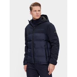 Calvin Klein Pehelykabát Mix Media K10K111889 Sötétkék Regular Fit