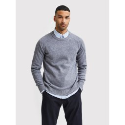 Selected Homme Sweater New Coban 16079780 Szürke Regular Fit