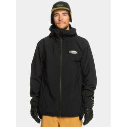 Quiksilver Outdoor kabát High In Th Hood EQYTJ03436 Fekete Regular Fit