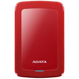 ADATA külső merevlemez 1TB 2, 5" USB 3.1 HV300, piros színben