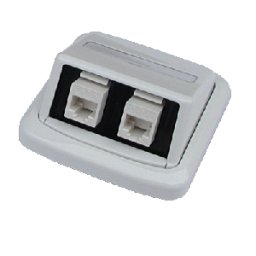 Dupla aljzat ABB TANGO 2xRJ45 Cat5e UTP fehér