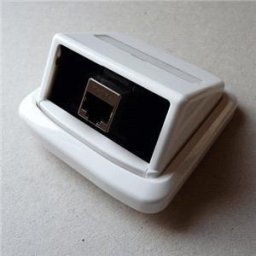 Egyetlen aljzat ABB TANGO 1xRJ45 cat5e STP fehér