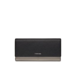 Calvin Klein Nagy női pénztárca Business Large Trifold_Saffiano K60K611700 Fekete