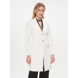 Rinascimento Átmeneti kabát CFC0117952003 Fehér Regular Fit