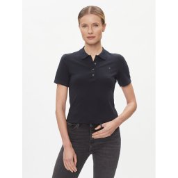 Tommy Hilfiger Pólóing 1985 WW0WW42047 Sötétkék Slim Fit