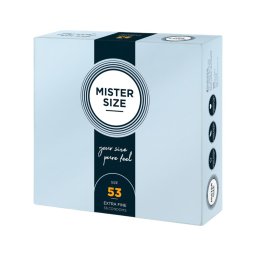 Mister Size vékony óvszer - 53 mm (36 db)