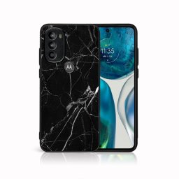 PROTEMIO MY ART Védőburkolat Motorola Moto G71 5G BLACK MARBLE (142)