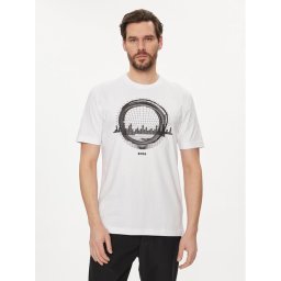 Boss Póló 50506372 Fehér Regular Fit