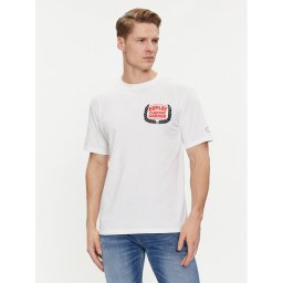 Replay Póló M6765.000.22662 Fehér Regular Fit