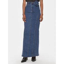 ROTATE Farmer szoknya 1119331826 Kék Slim Fit