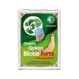 Dr. Chen Ginseng És Ginkgo Biloba Forte+Rózsagyökér Kapszula 30 db