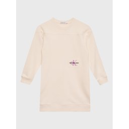 Calvin Klein Jeans Hétköznapi ruha Monogram Off Placed IG0IG01827 Bézs Regular Fit