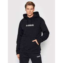 Napapijri Pulóver B-Box H S 1 NP0A4GBE Fekete Regular Fit