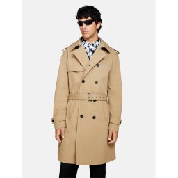 Sisley Viharkabát 21ZHSN02Z Bézs Regular Fit