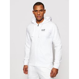 EA7 Emporio Armani Pulóver 8NPM03 PJ05Z 1100 Fehér Regular Fit