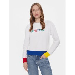 United Colors Of Benetton Pulóver 3J68D1069 Fehér Regular Fit