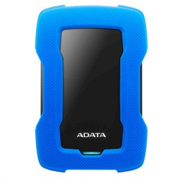 ADATA külső merevlemez 2TB 2, 5" USB 3.1 HD330, KÉK SZÍNES doboz, kék (gumi, ütésálló)