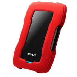 ADATA külső merevlemez 2TB 2, 5" USB 3.1 HD330, piros színű doboz, piros (gumi, ütésálló)