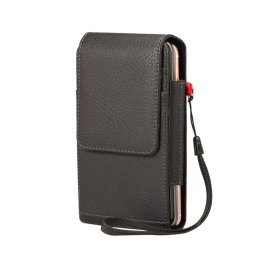 Univerzális bőr mobiltelefon tok akár 6" átlóval