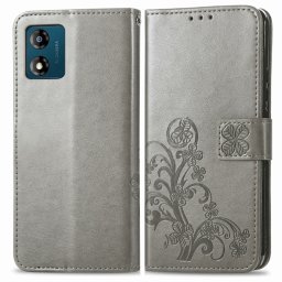 ART FLOWERS Pénztárcahuzat Motorola Moto E13 szürke