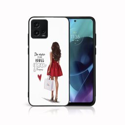 PROTEMIO MY ART Védőhuzat Motorola Moto G72 RED DRESS (137) készülékhez