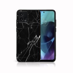 PROTEMIO MY ART Védőburkolat Motorola Moto G72 BLACK MARBLE (142) készülékhez