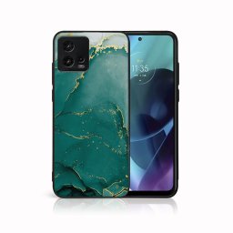 PROTEMIO MY ART Védőburkolat Motorola Moto G72 GREEN MARBLE (145) készülékhez