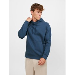 Jack&Jones Pulóver Star 12208157 Sötétkék Relaxed Fit
