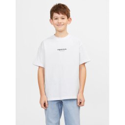 Jack&Jones Junior Póló Vesterbro 12242827 Fehér Loose Fit