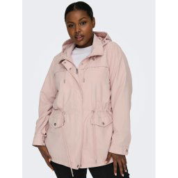 ONLY Carmakoma Parka New Starline 15278695 Rózsaszín Regular Fit