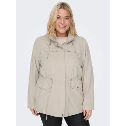 ONLY Carmakoma Parka New Starline 15278695 Bézs Regular Fit