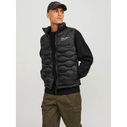 Jack&Jones Mellény Noah 12249441 Fekete Regular Fit