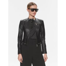 Marciano Guess Műbőr dzseki Rory 4RGL11 9646Z Fekete Slim Fit