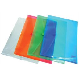 DONAU Irattartó tasak, DL, PP, patentos, DONAU, piros