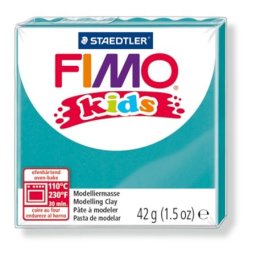 FIMO Gyurma, 42 g, égethető, FIMO "Kids", türkiz