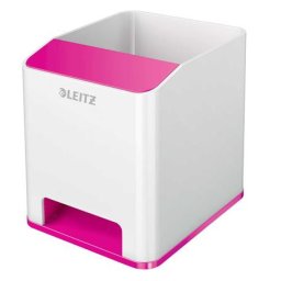 LEITZ Írószertartó, kettős színhatású, LEITZ "Wow", rózsaszín