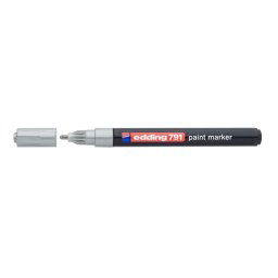 EDDING Lakkmarker, 1-2 mm, EDDING "791", ezüst