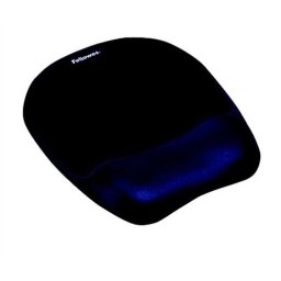 FELLOWES Egéralátét csuklótámasszal, habtöltésű, FELLOWES "Memory Foam", zafírkék